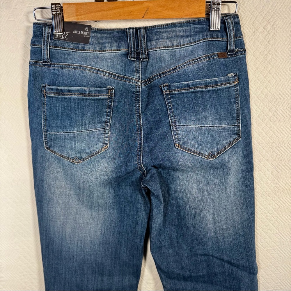 NEW 1822 Denim skinny ankle blue jeans size 6 - Picture 7 of 9
